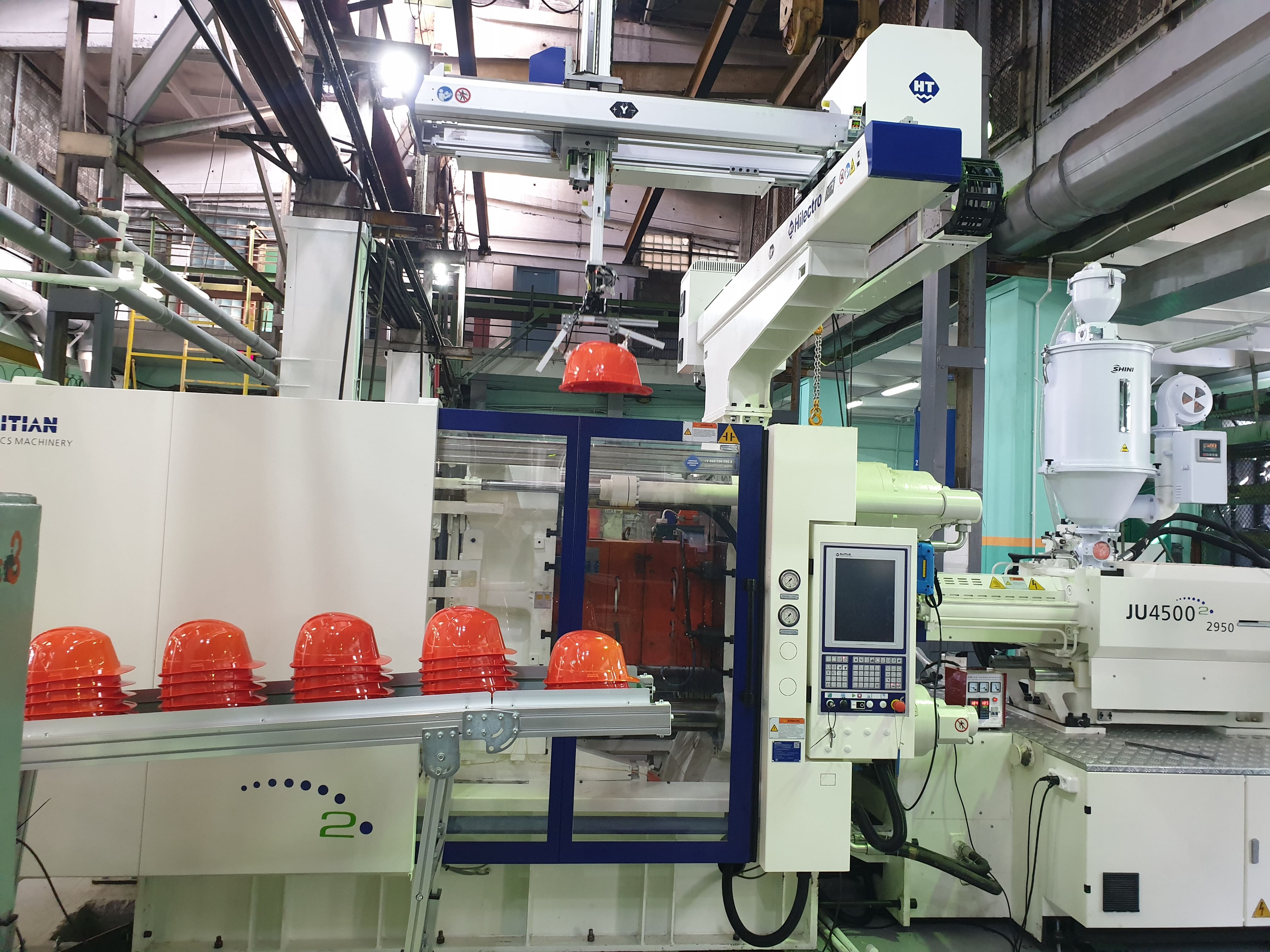 Запуск нового оборудования на производственном участке по выпуску изделий из пластмасс